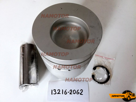 Поршень H07C-T 13216-2062, 13216-2430, 13216-2152, S130B-E0F71, 13211-2152 (ФК=58,5 мм), (ALFIN/GAL)